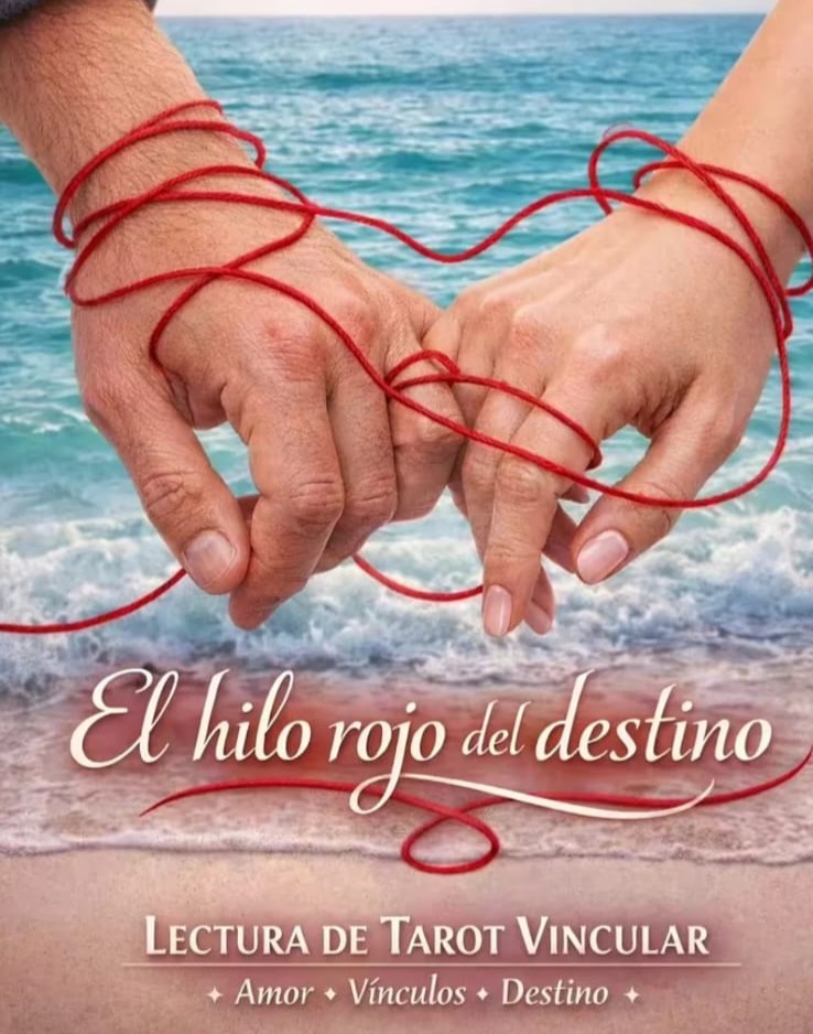 El hilo rojo del destino - lectura de tarot vincular con Tarot Emma